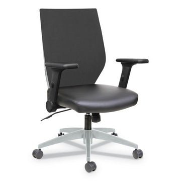 Alera® Alera Eb-t Series Synchro Mid-back Flip-arm Chair, Supports Up To 275 Lb, 17.71" To 21.65" Seat Height, Black freeshipping - TVN Wholesale